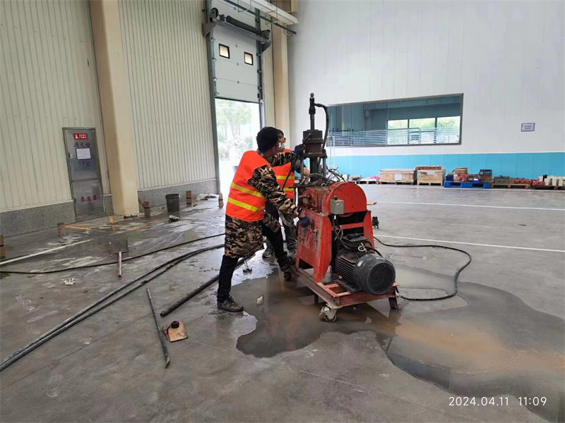 武安厂房地面下沉塌陷注浆加固施工